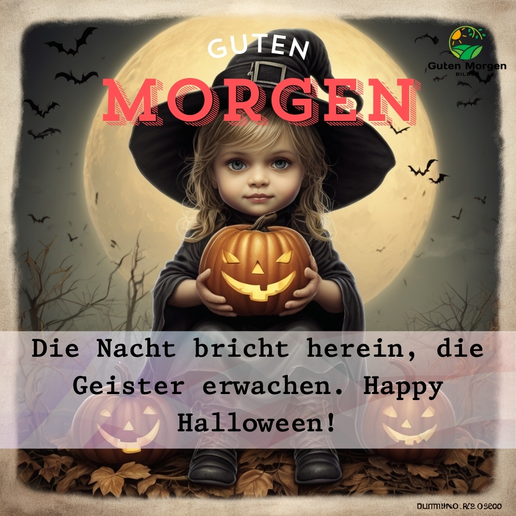 guten morgen bilder halloween 1