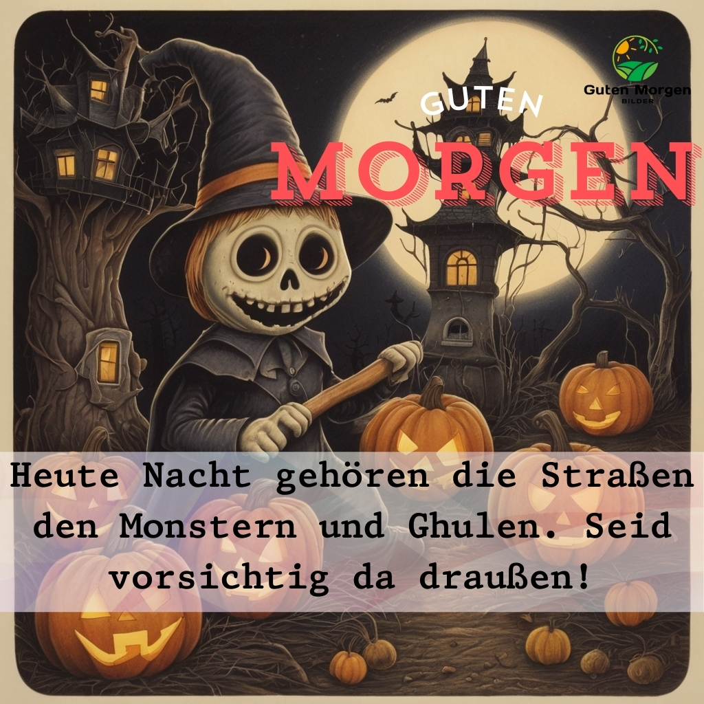 guten morgen bilder halloween 3