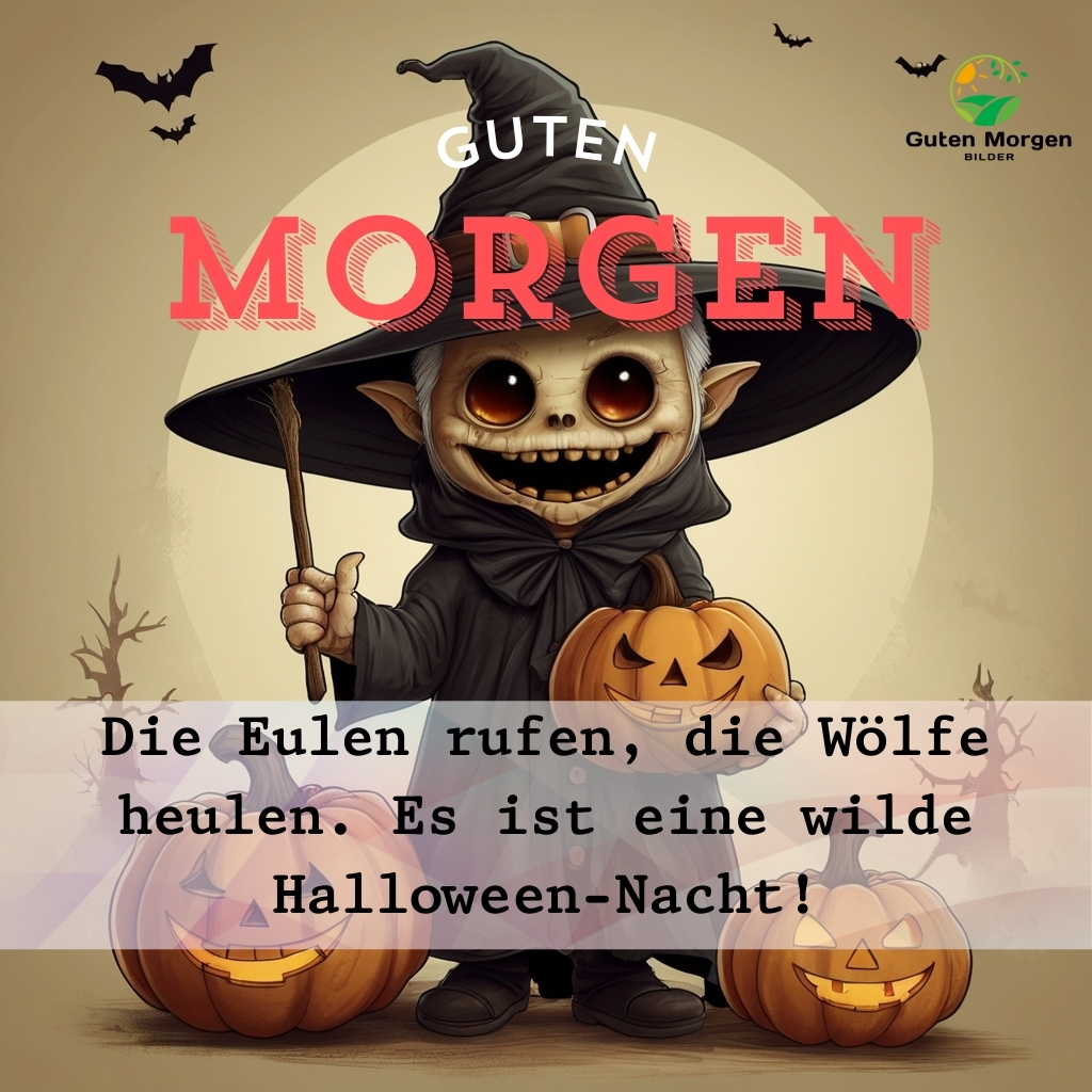 guten morgen bilder halloween 31