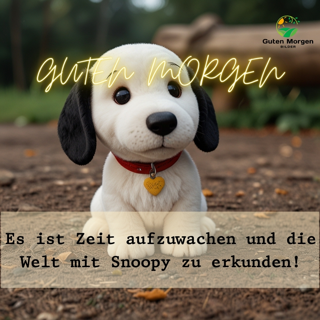 guten morgen bilder snoopy 1