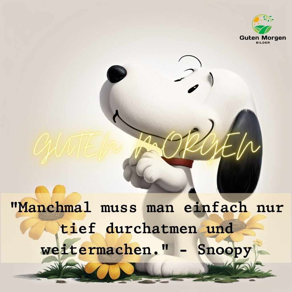 guten morgen bilder snoopy 11