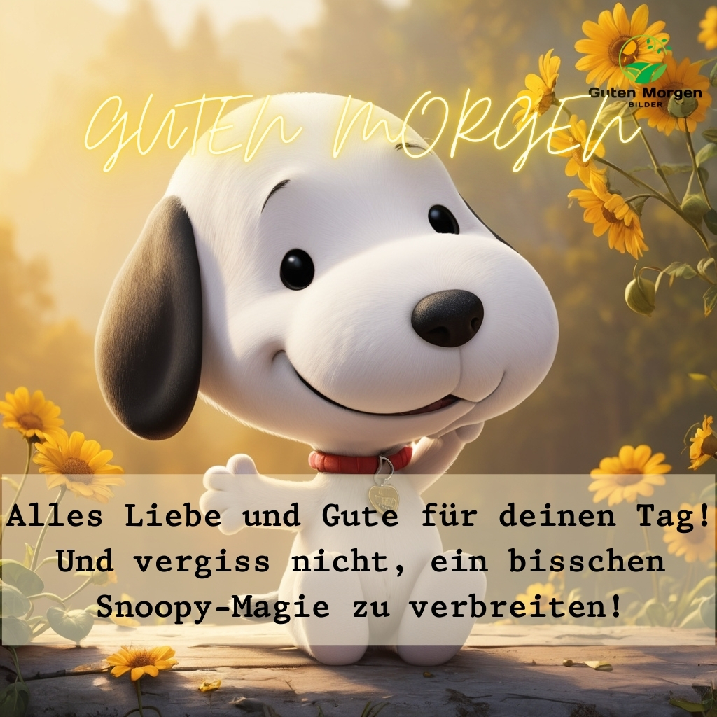 guten morgen bilder snoopy 14