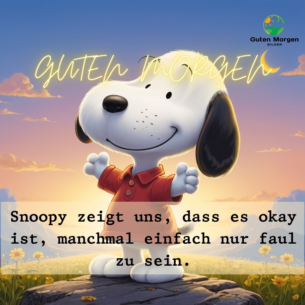 guten morgen bilder snoopy 16