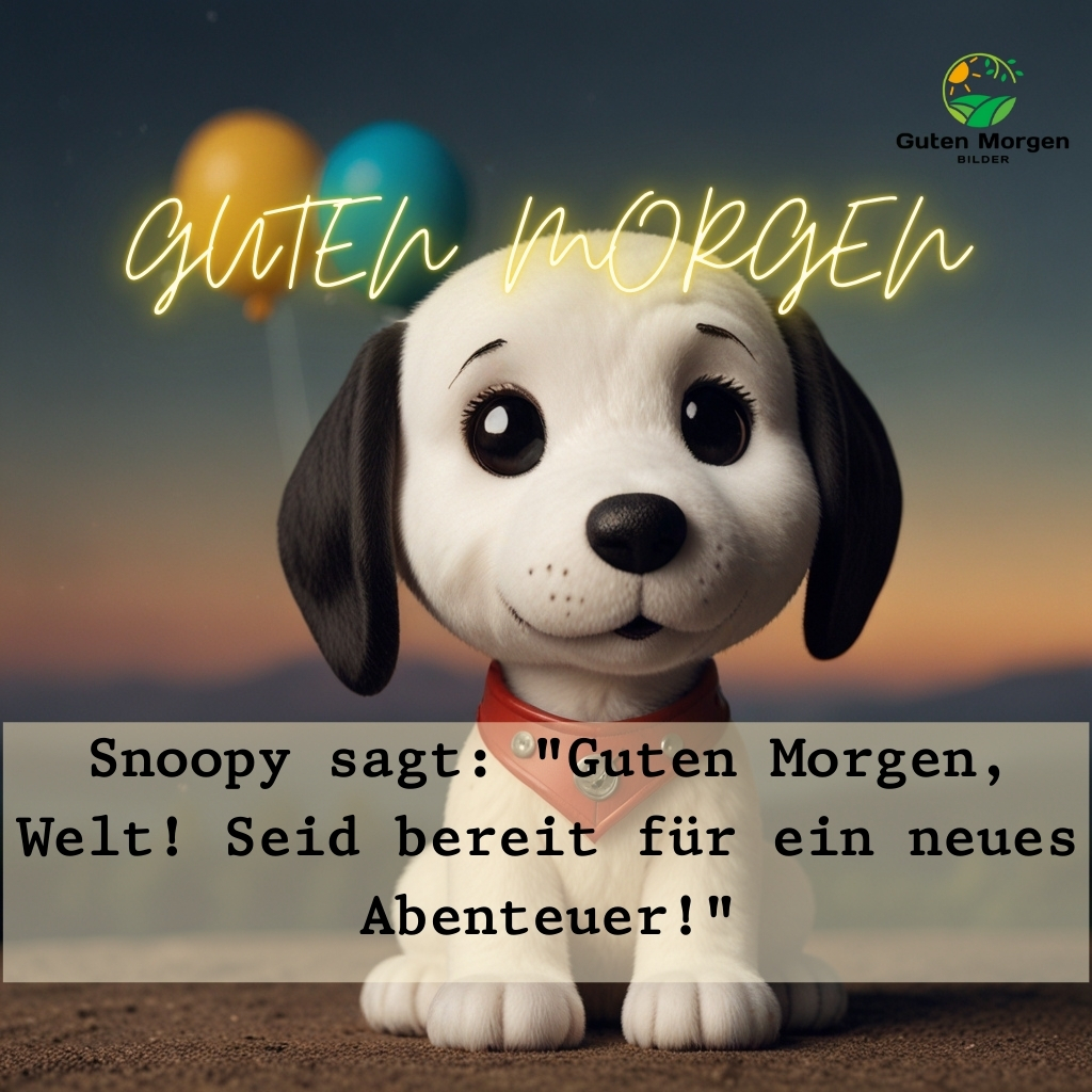 guten morgen bilder snoopy 2