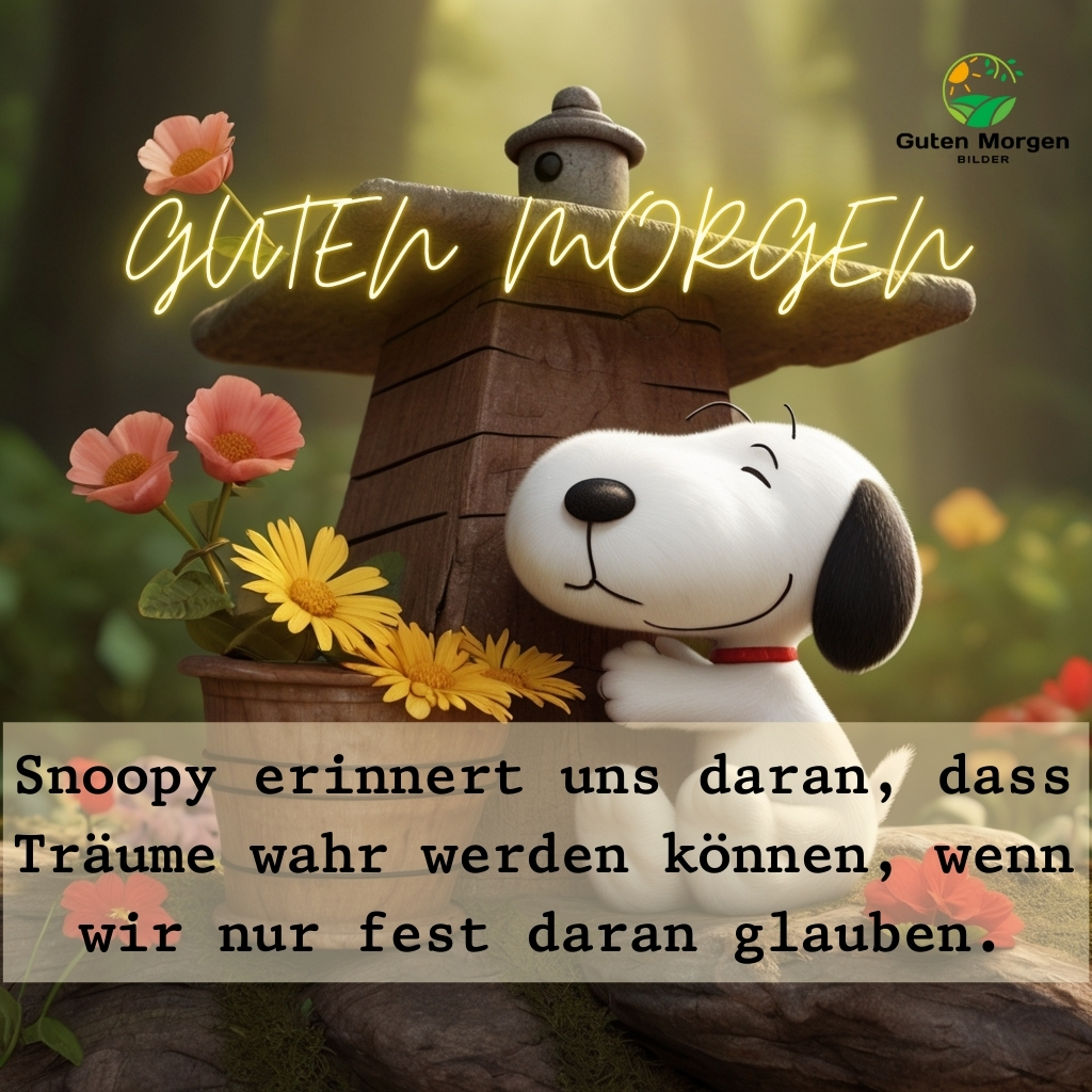 guten morgen bilder snoopy 24