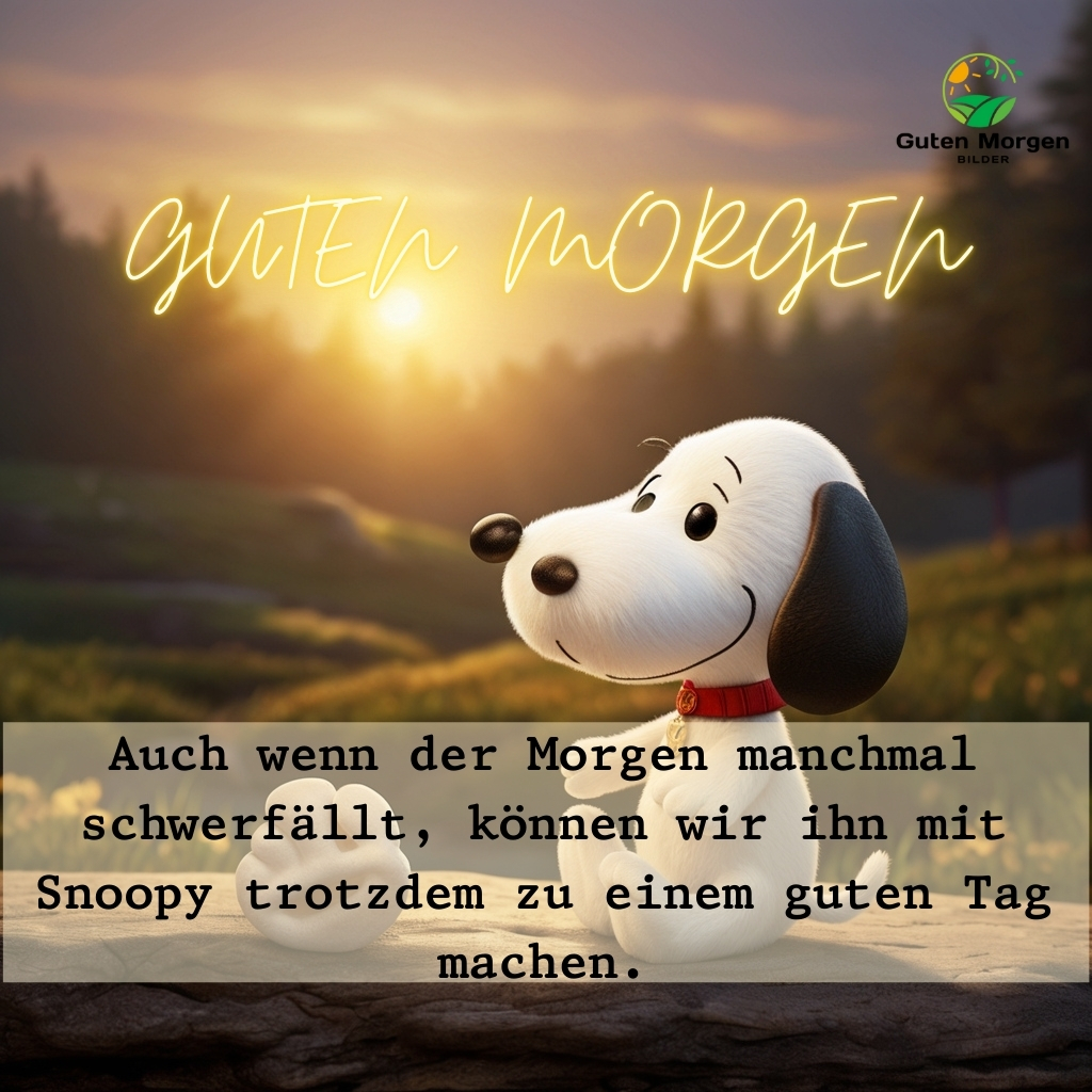 guten morgen bilder snoopy 25