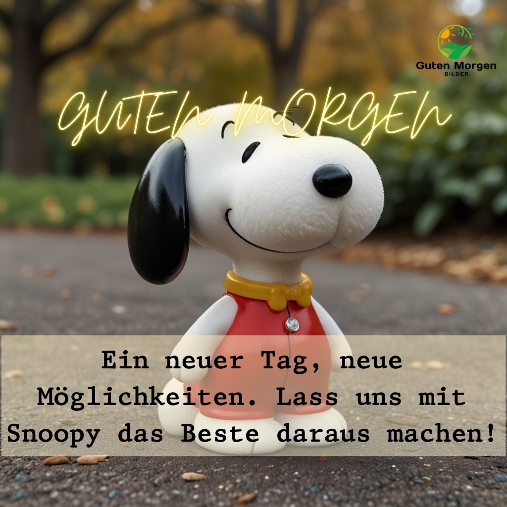 guten morgen bilder snoopy 3