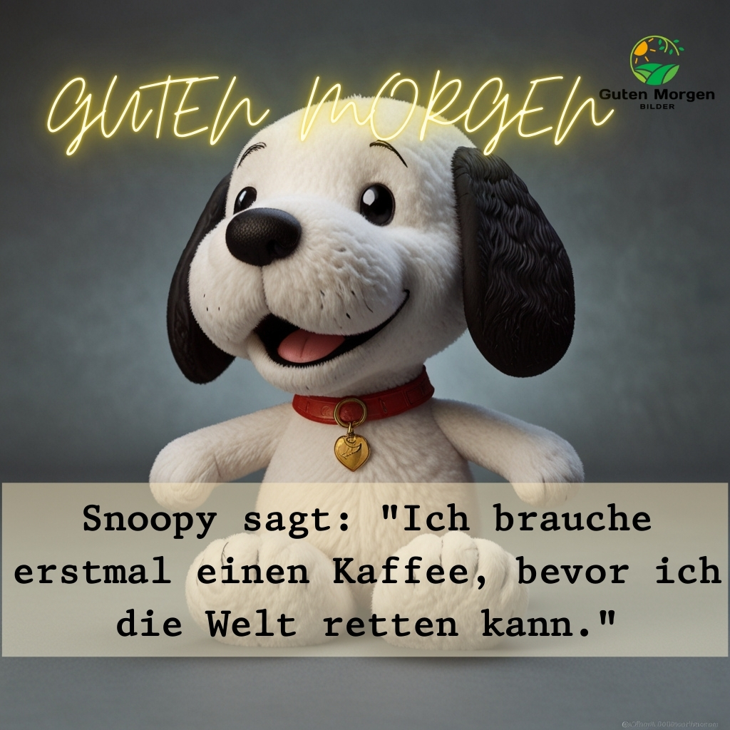 guten morgen bilder snoopy 5